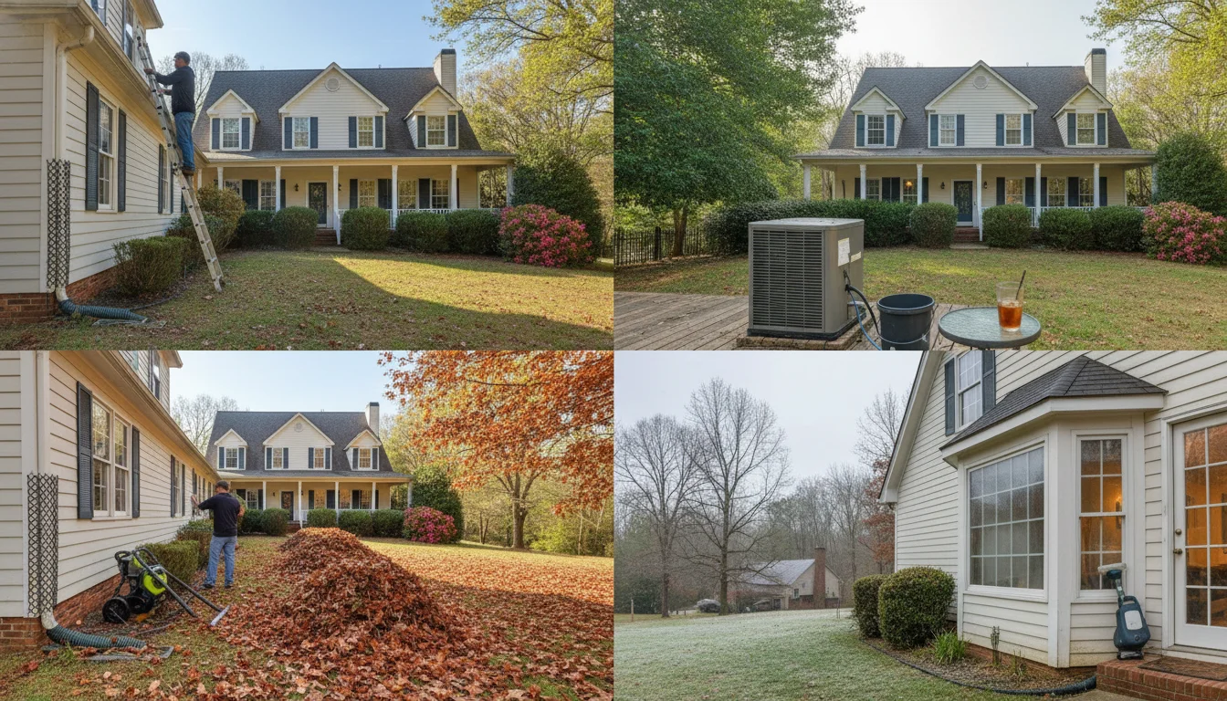 Four seasons of mold prevention activities at a Hall County, GA home