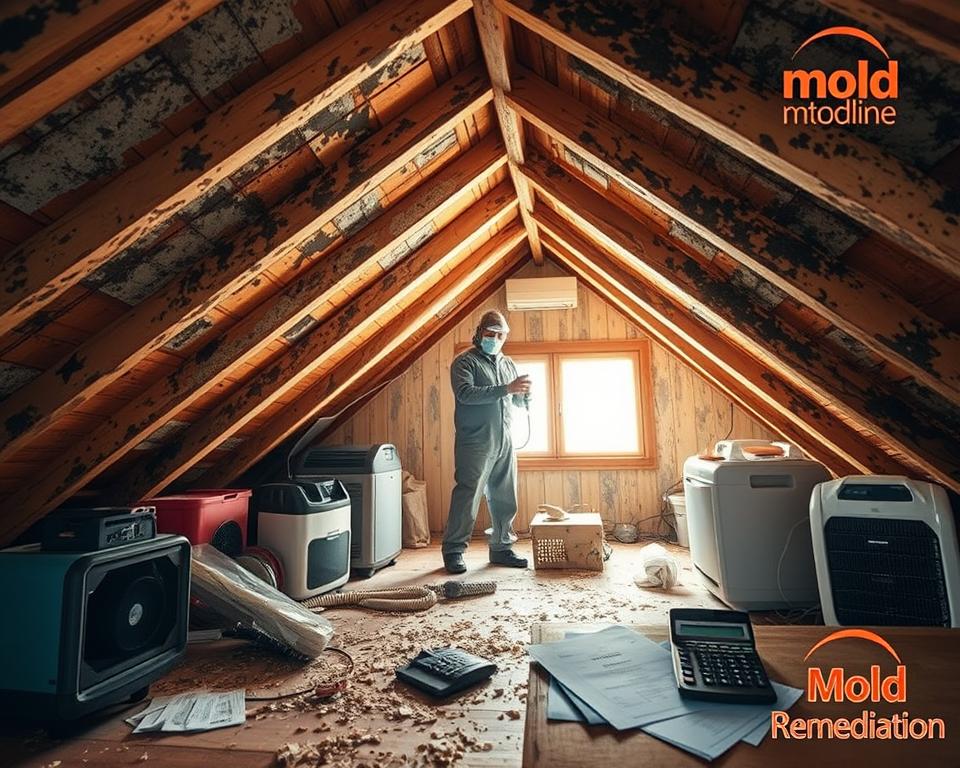 attic mold removal cost