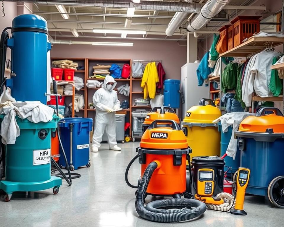 mold removal equipment maintenance