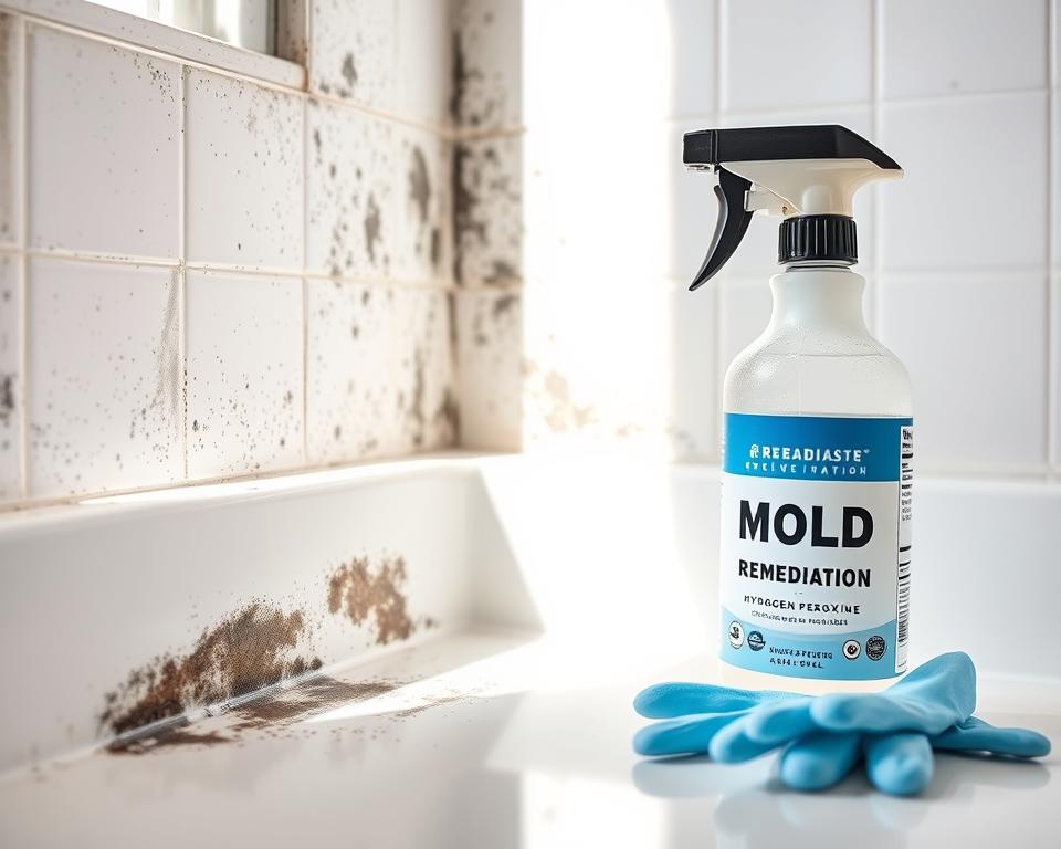 mold removal with hydrogen peroxide
