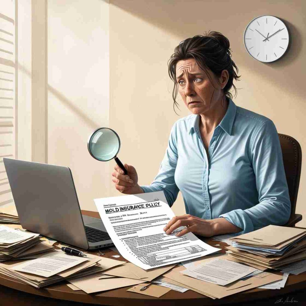 How to file an insurance claim for mold damage