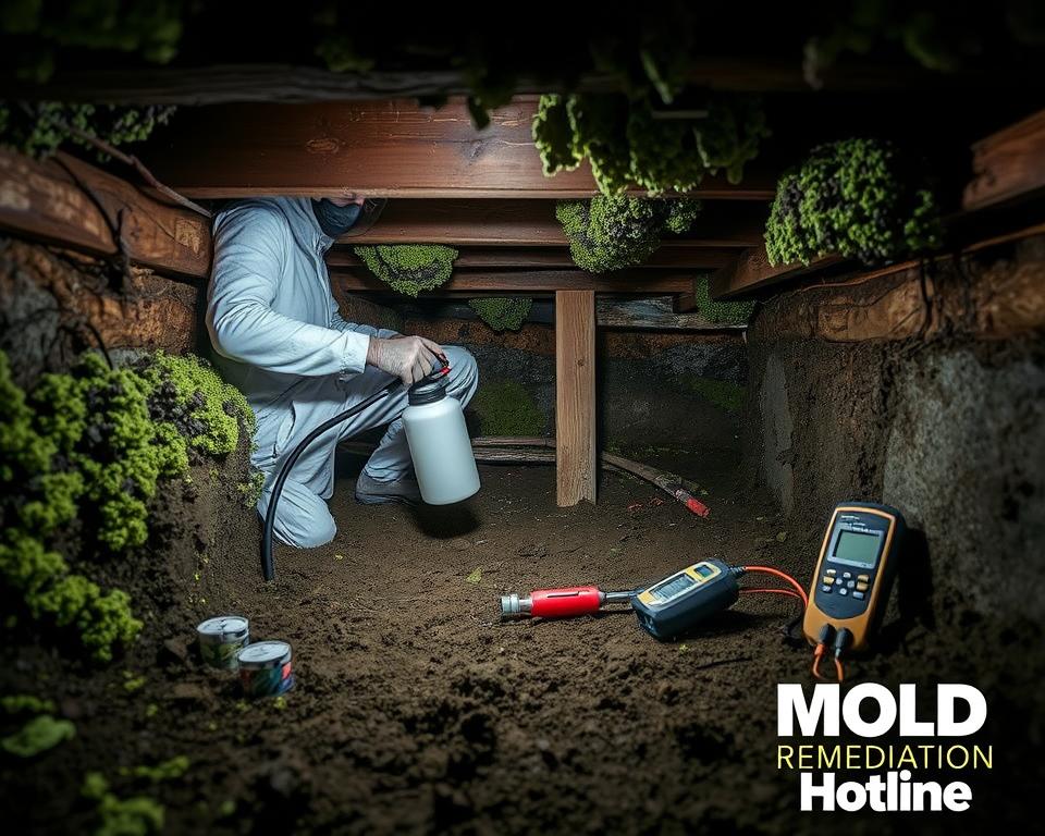 crawl space fungus treatment