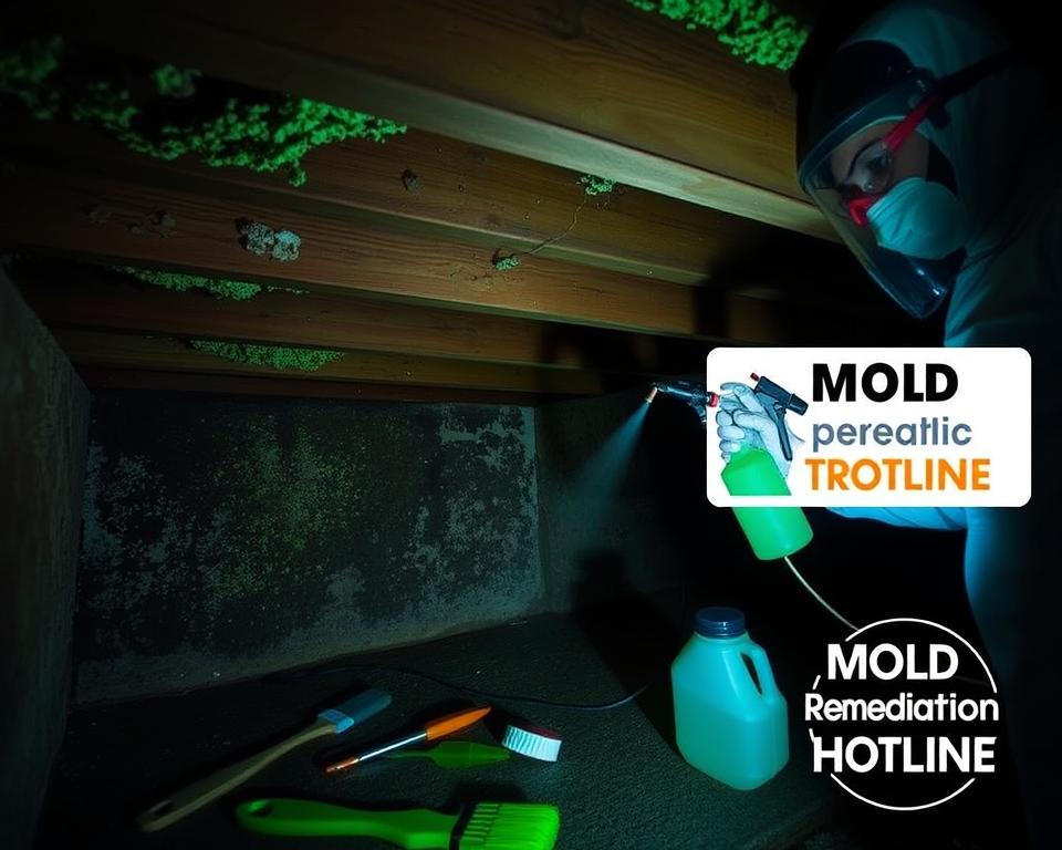 crawl space fungus treatment