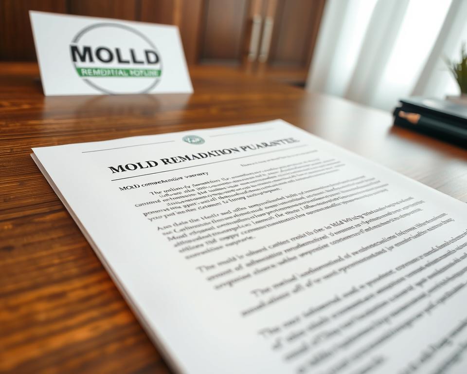 mold remediation guarantee provisions