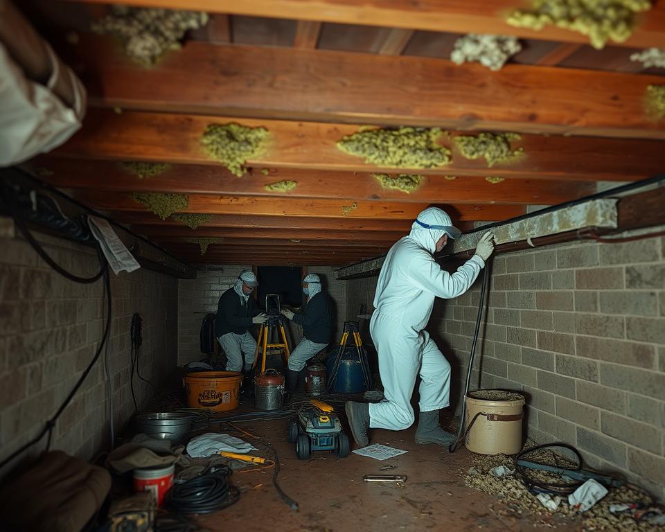 mold removal in crawl space