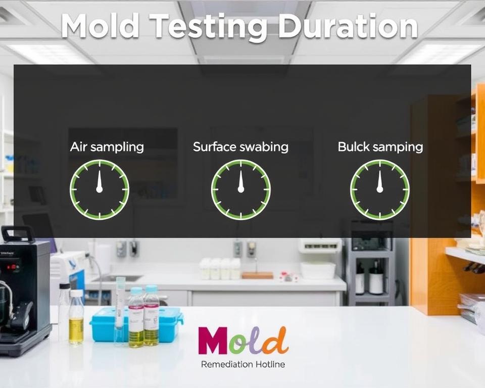 mold testing duration