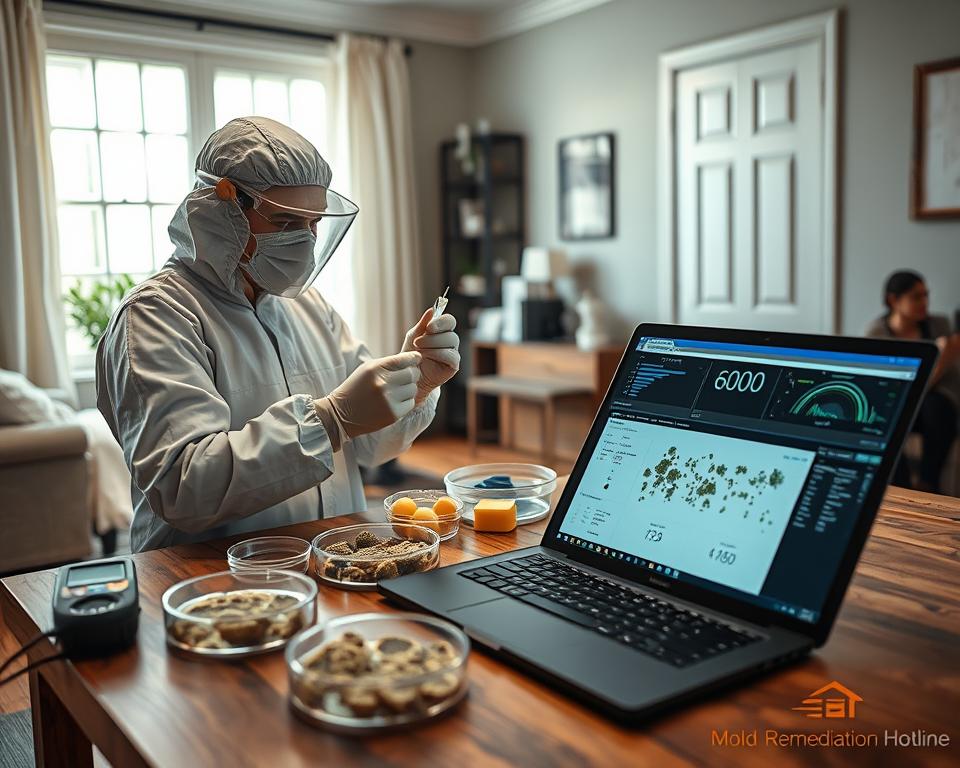 mold testing process
