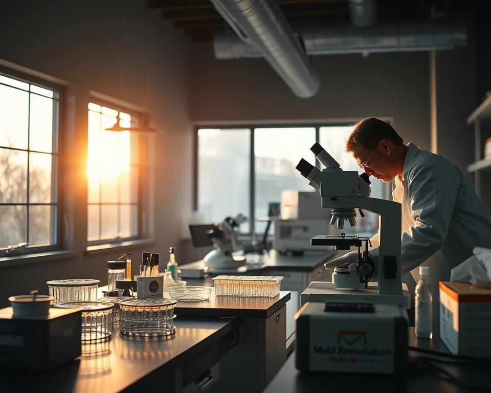 mold testing process