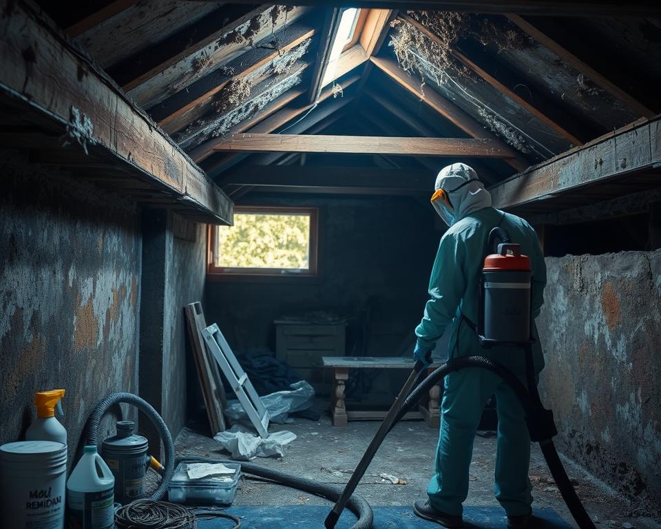 basement and attic mold removal