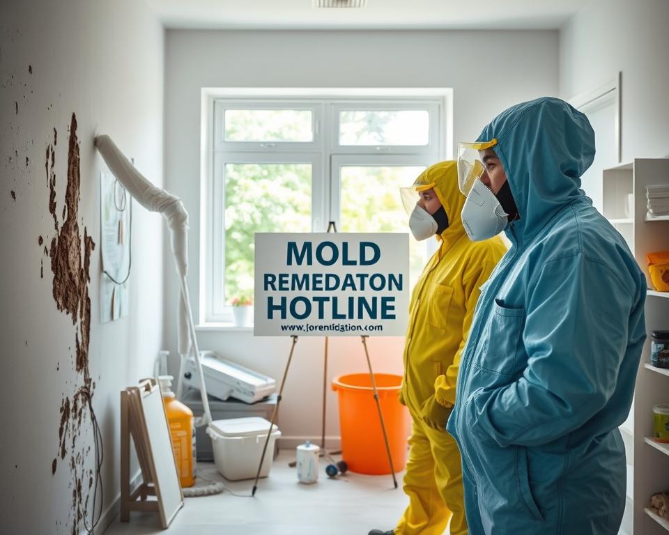 begin mold remediation project