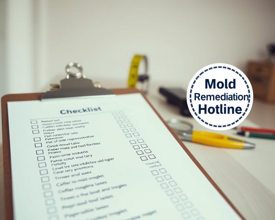 mold inspection checklist