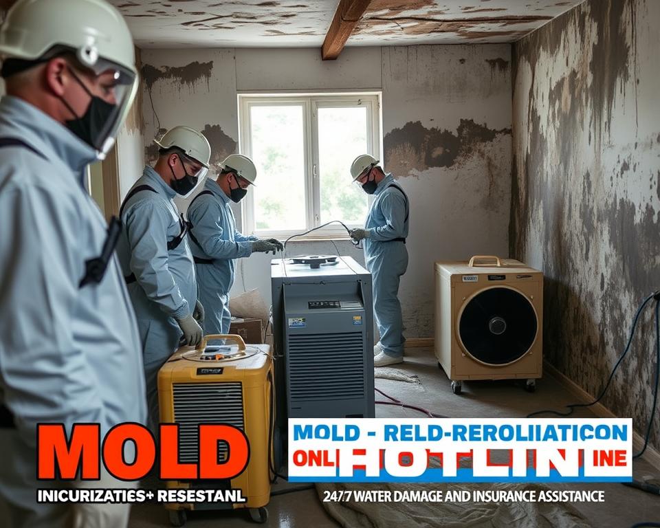 24/7 water damage mold removal with insurance help