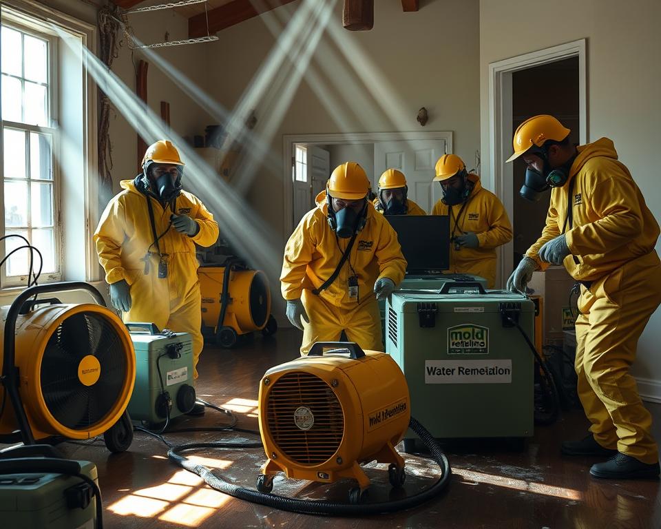 emergency water damage mold remediation near me