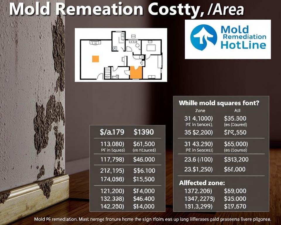 mold remediation cost by area