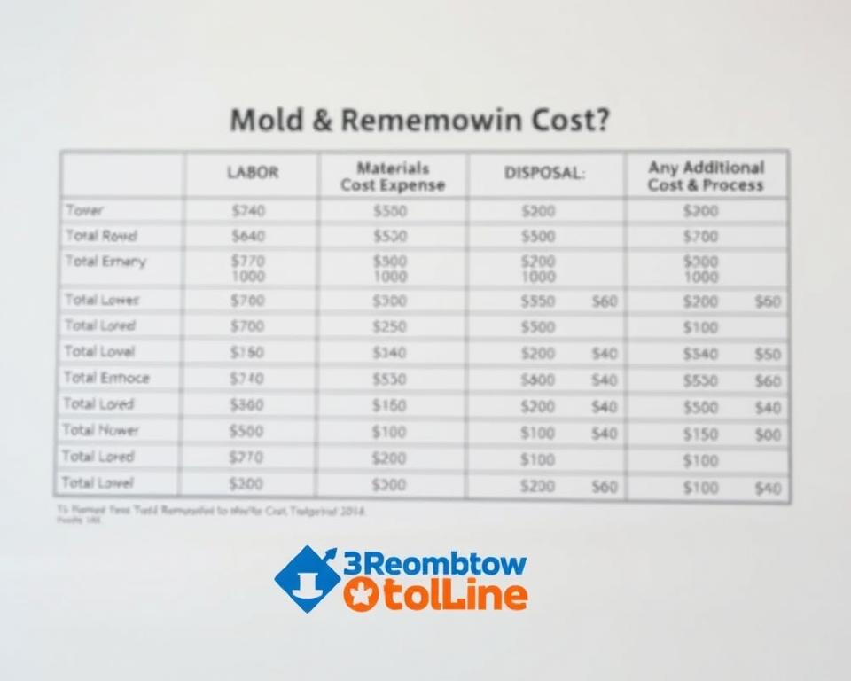 mold removal cost breakdown