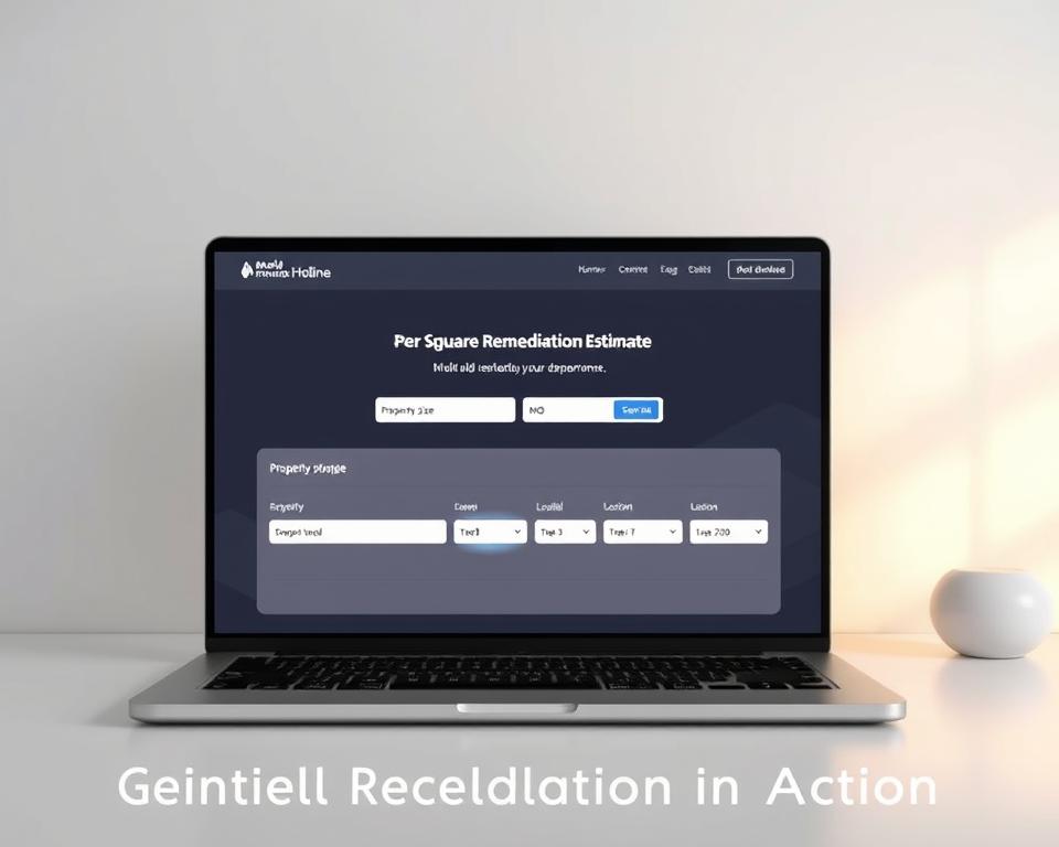 per square remediation estimate tool