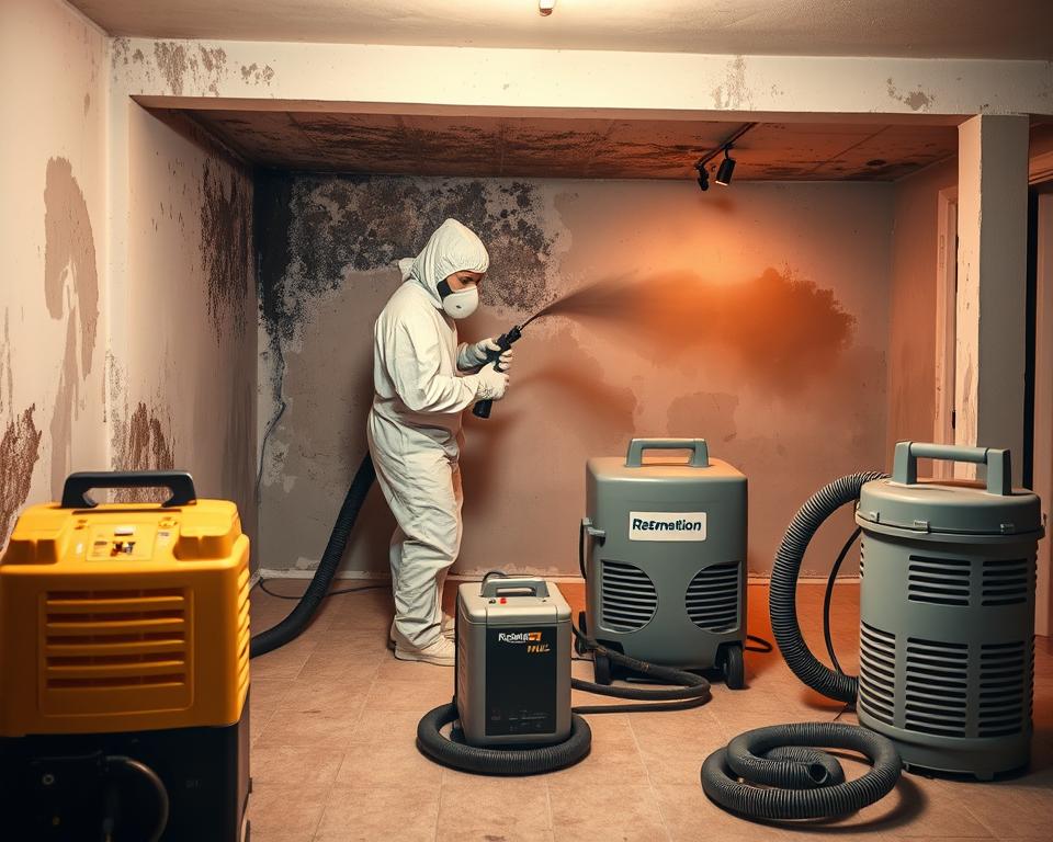 professional mold removal process