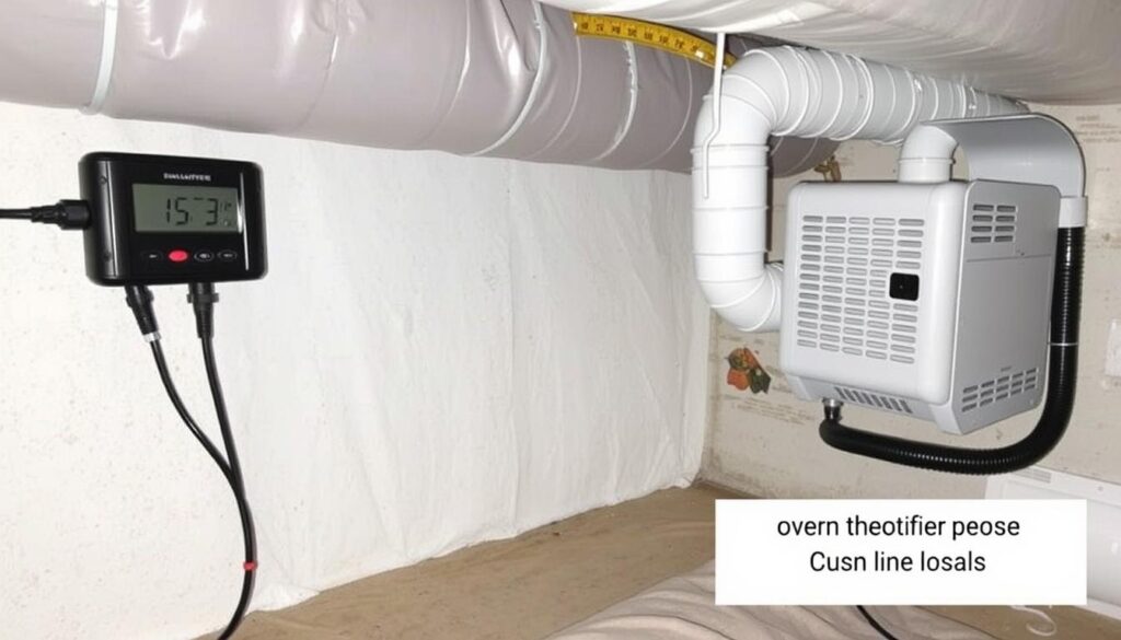 Crawl space mold encapsulation maintenance and monitoring Crawl space mold encapsulation maintenance and monitoring