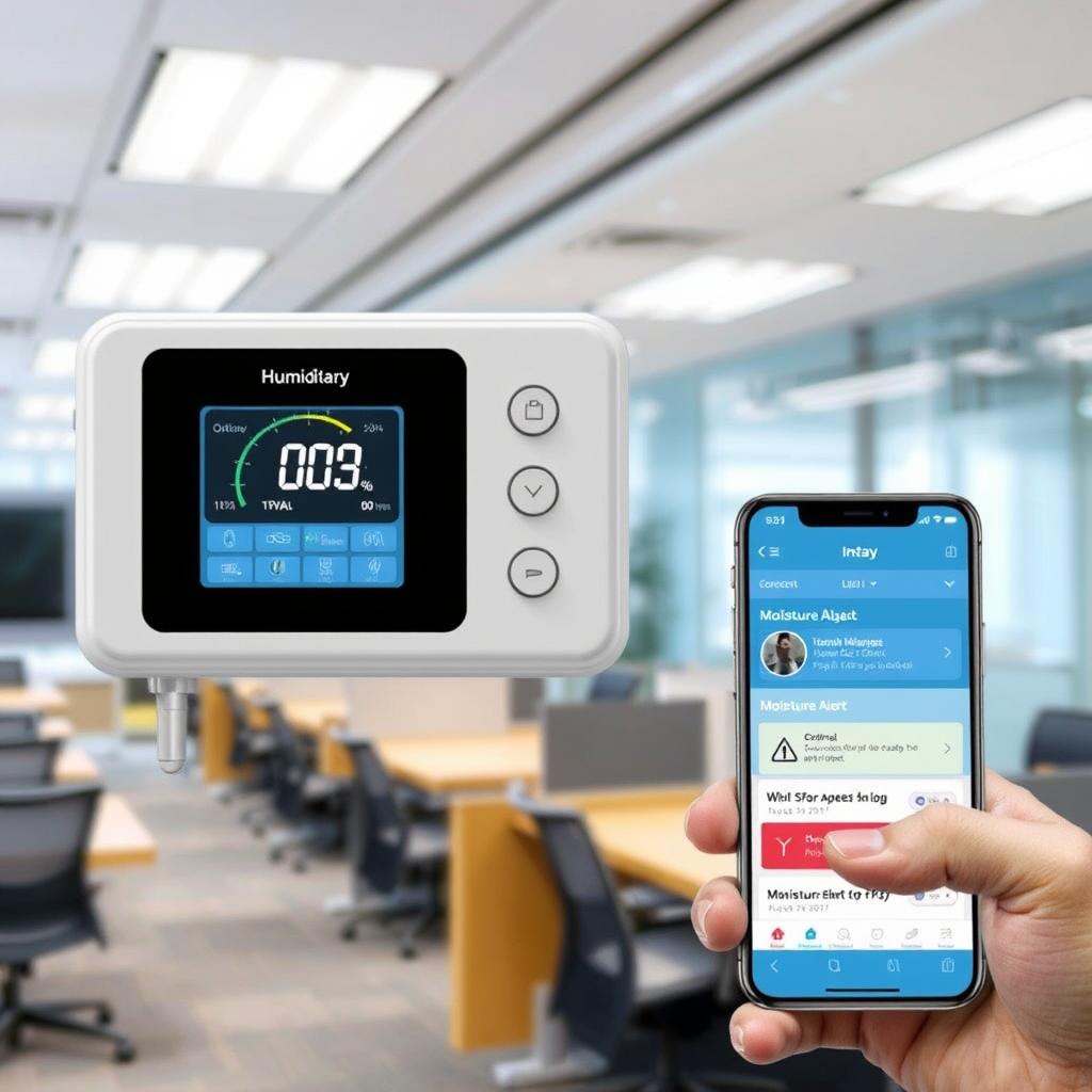 Office humidity monitoring and control systems Office humidity monitoring and control systems