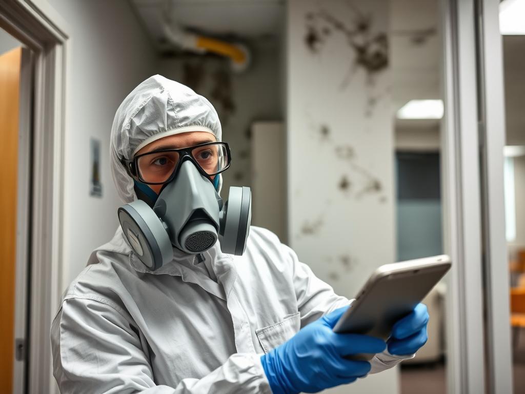 Proper PPE for office mold remediation workers Proper PPE for office mold remediation workers