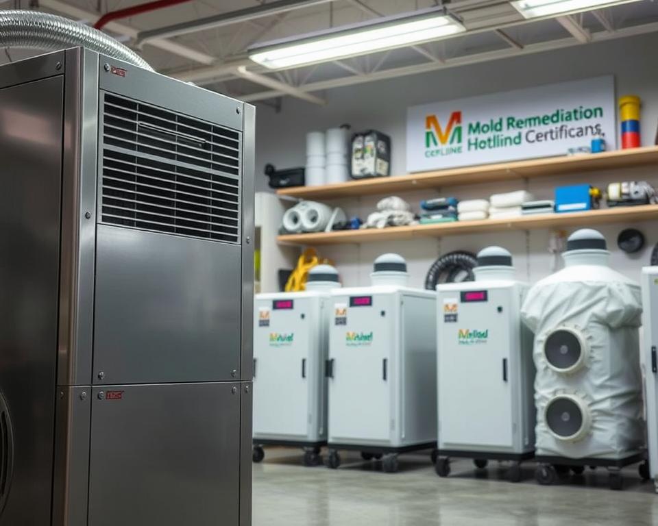 certified mold remediation equipment