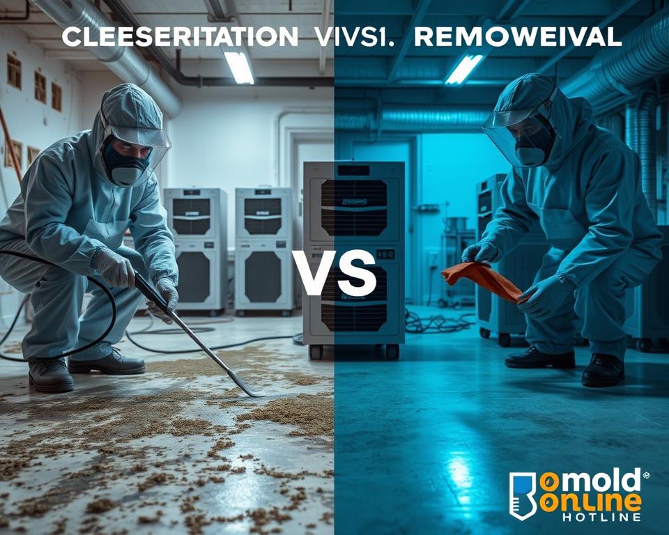 full mold remediation vs. basic removal
