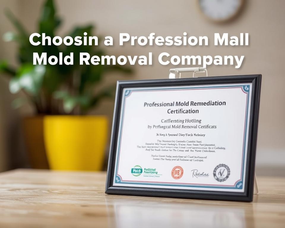 professional mold remediation certification