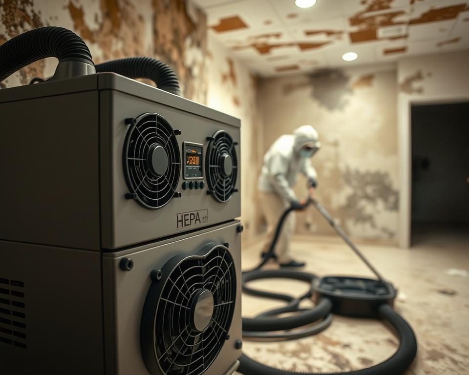 HEPA filtration systems in mold removal