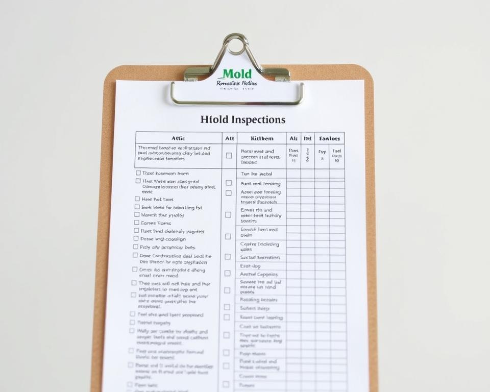 Mold inspection checklist for homeowners