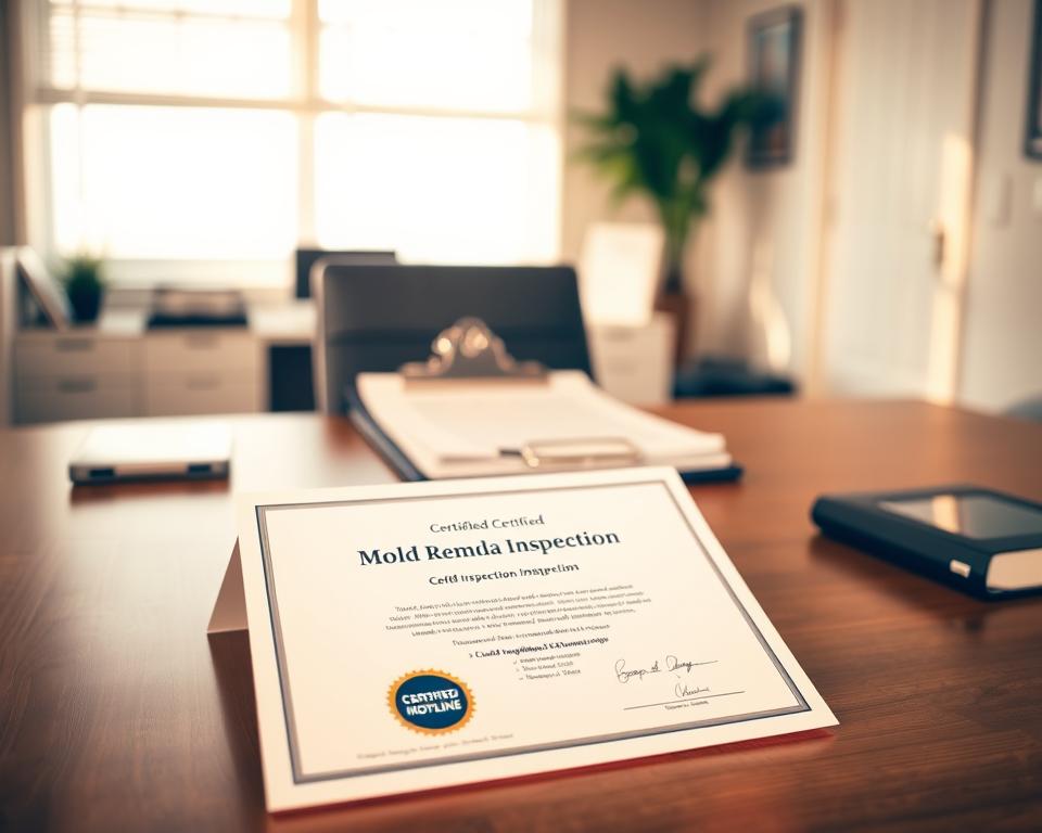 certified mold inspection credentials