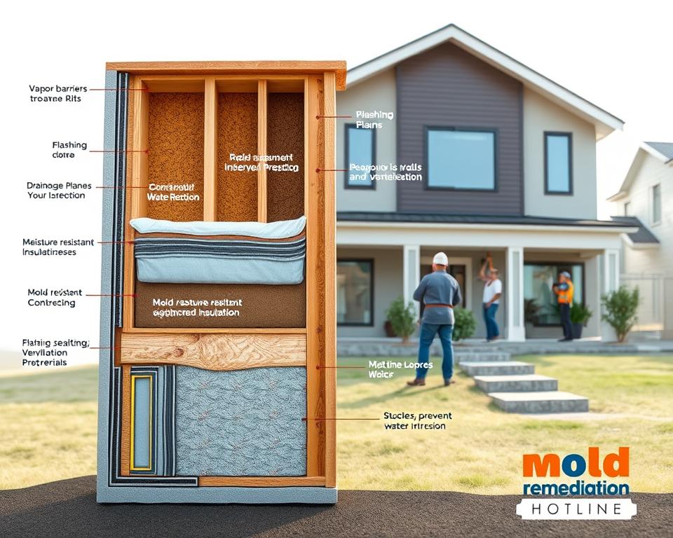 construction techniques mold prevention