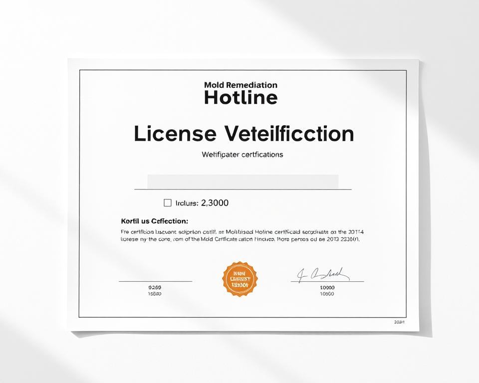 mold remediation license lookup tool