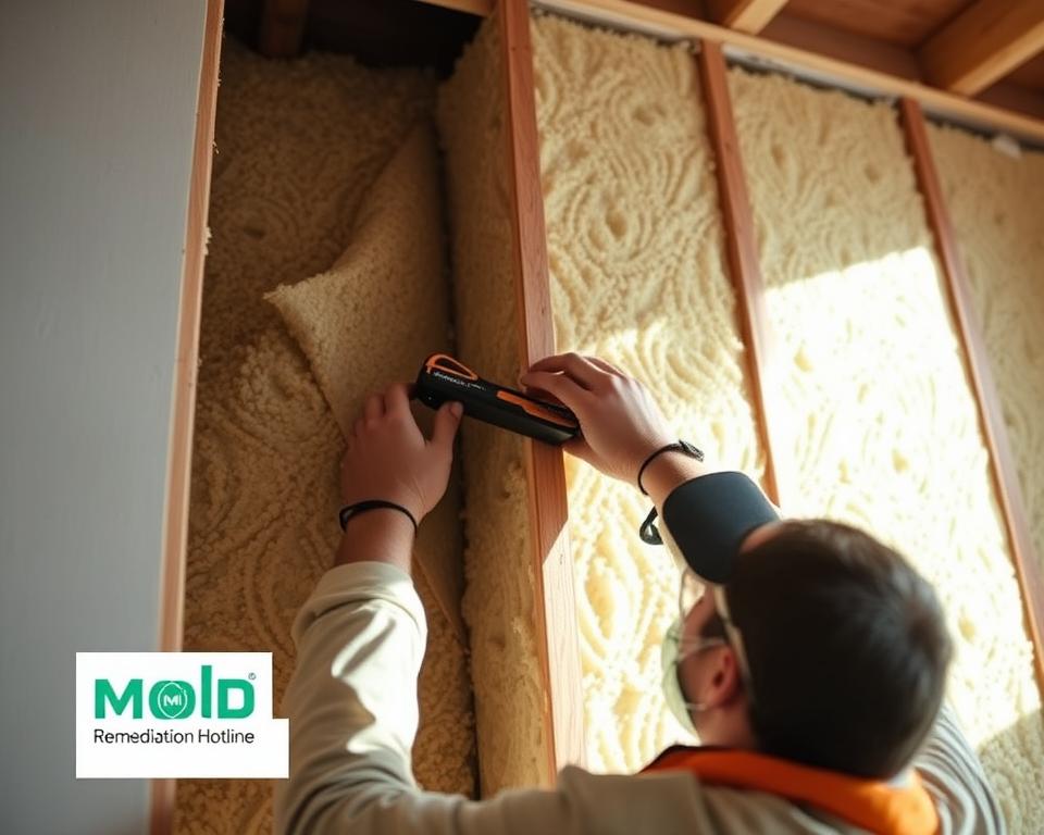professional insulation installation process