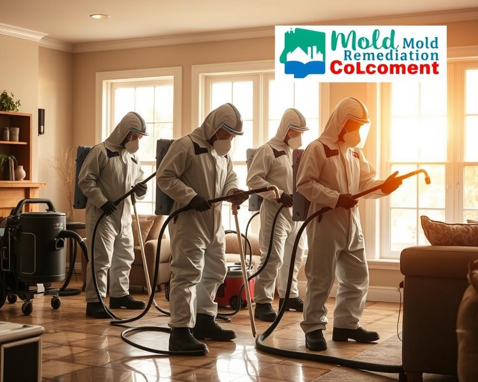 professional mold remediation team