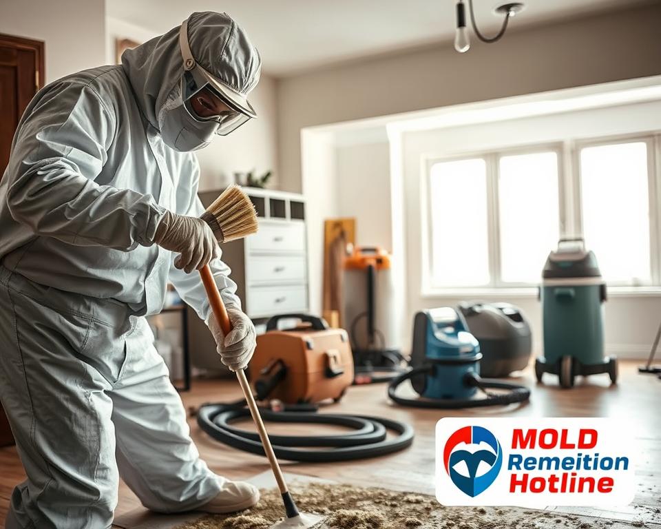 safe mold removal process