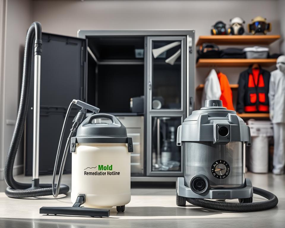 specialized mold removal equipment