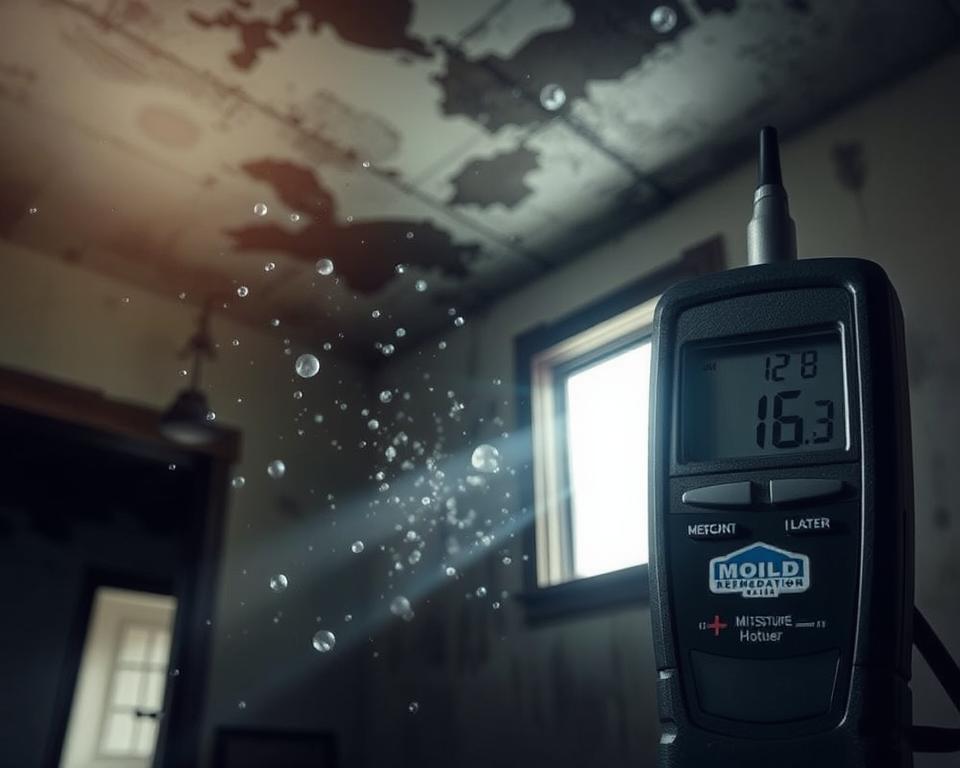 water damage and moisture detection