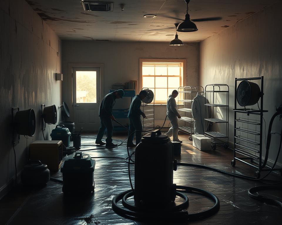 water damage restoration