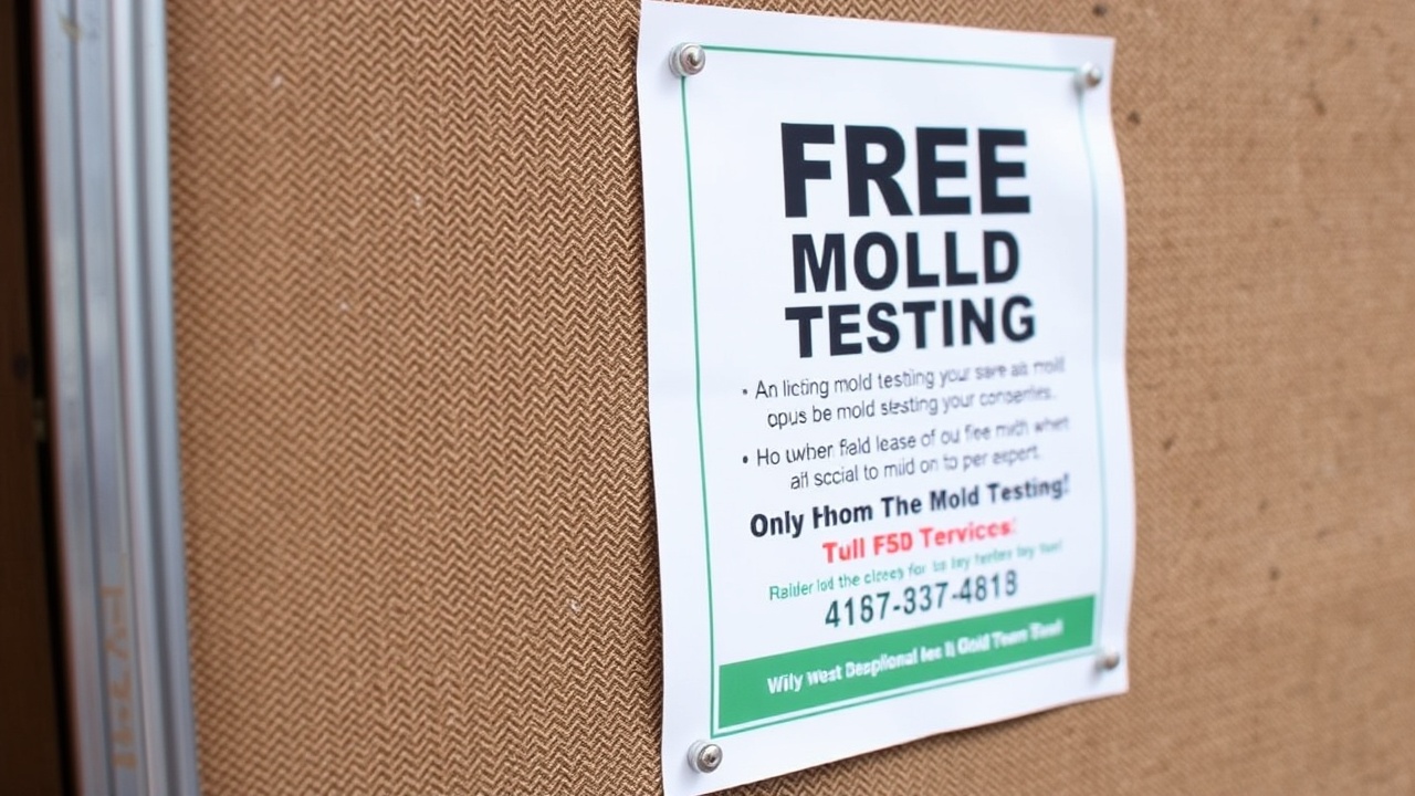 where to get mold tested for free