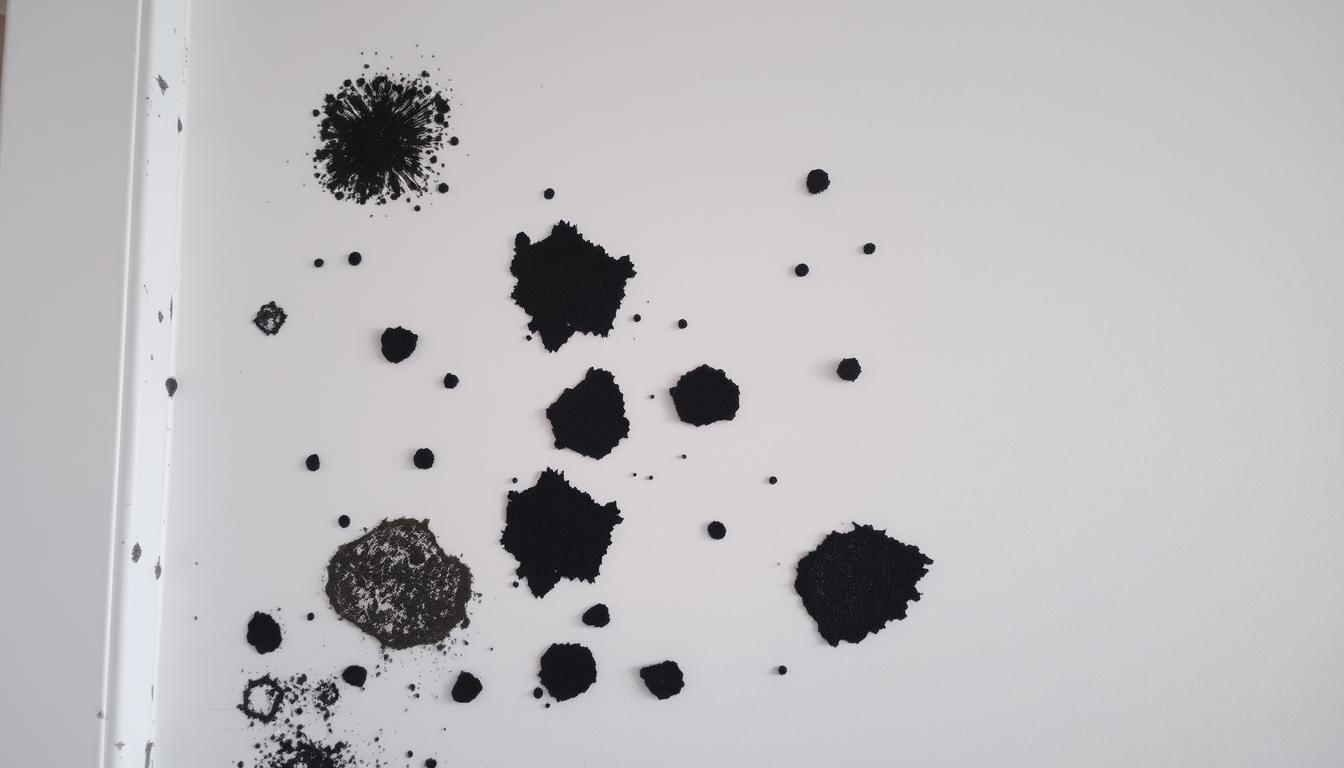 Black mold growth showing how much does mold remediation cost depends on severity