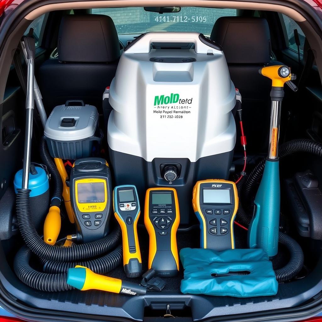 Car mold removal experts with specialized equipment