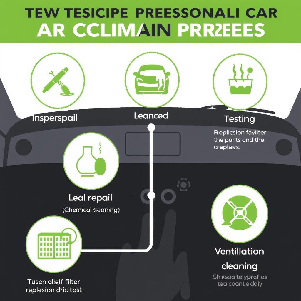 Comprehensive car mold removal process diagram