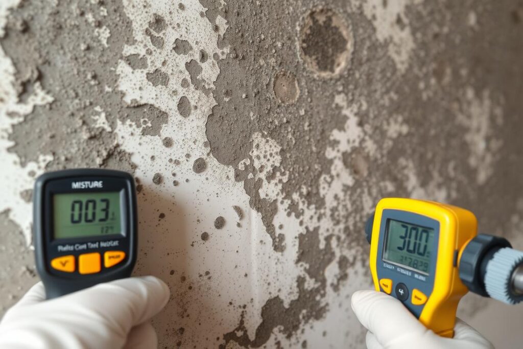 IRS mold remediation inspection of severe damage