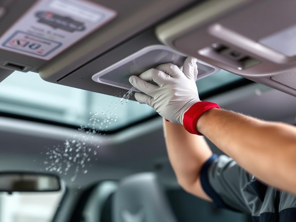 Preventative maintenance being performed by car mold removal experts